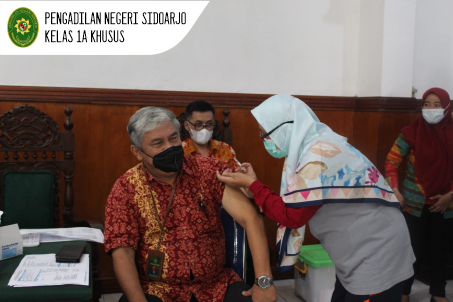 VAKSINASI BOOSTER PENGADILAN NEGERI SIDOARJO KELAS 1A KHUSUS